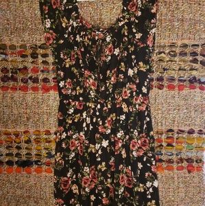 Floral print dress